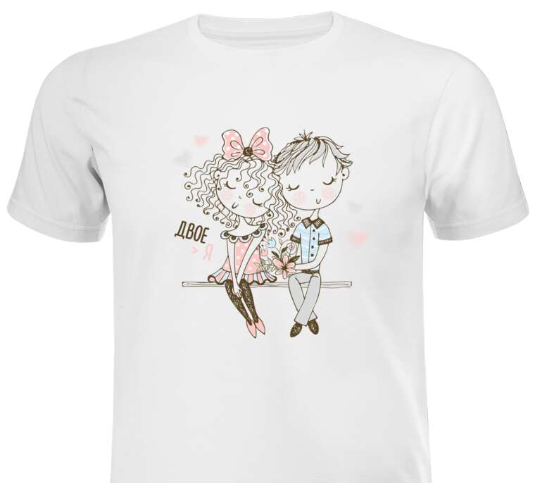 T-shirts, T-shirts Boy and girl on the first date