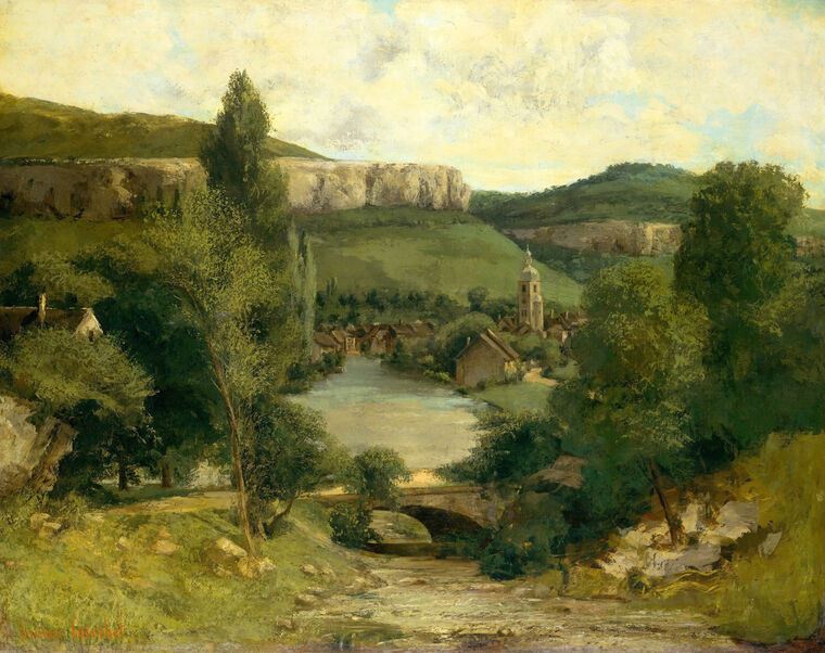 Картины View Of Ornans (Gustave Courbet)