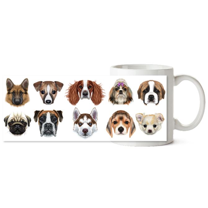 Chameleon mugs Pedigree dogs