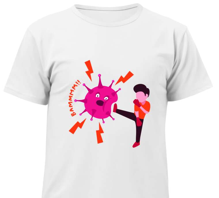T-shirts, T-shirts for children Coronavirus away