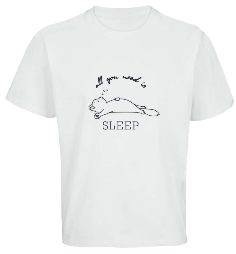 Майки, футболки оверсайз All you need is sleep