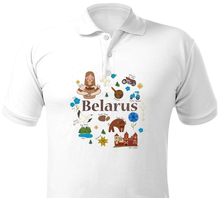 Майки, футболки поло  Culture Of Belarus