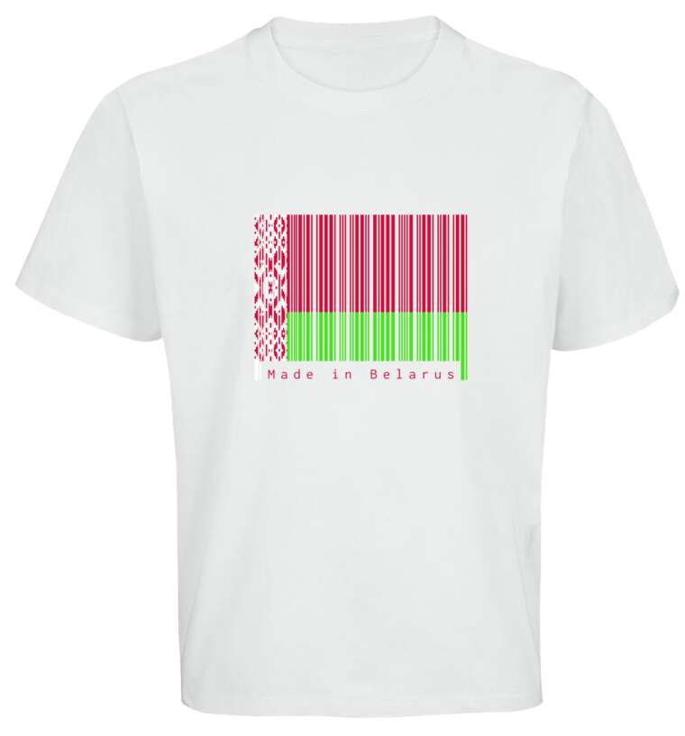 Майки, футболки оверсайз Barcode Made in Belarus