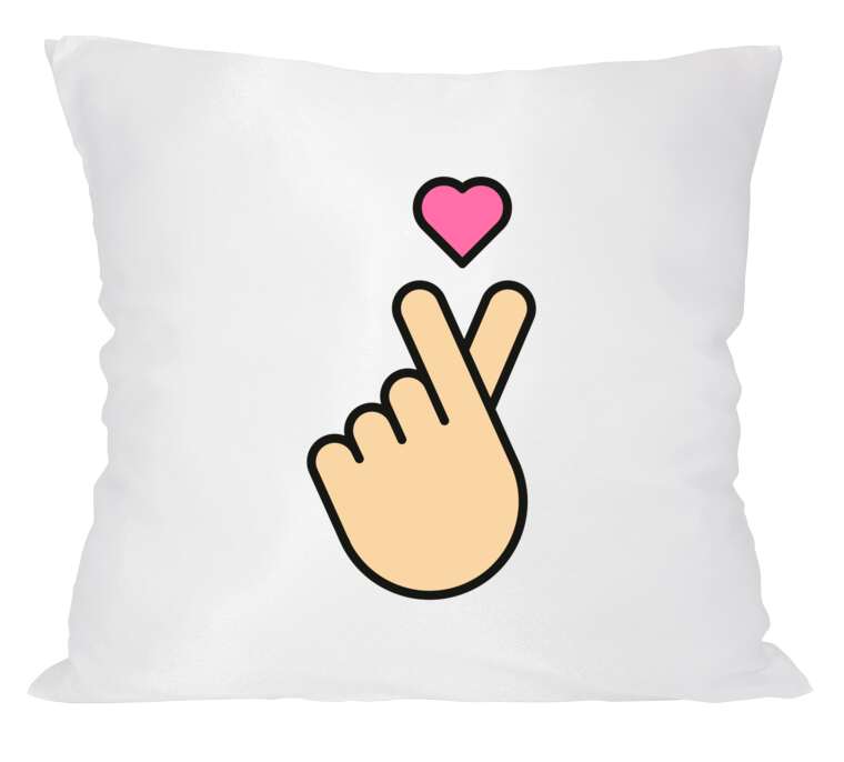 Pillows Hand and heart