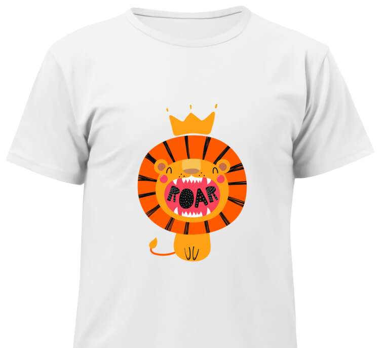 T-shirts, T-shirts for children A menacing lion