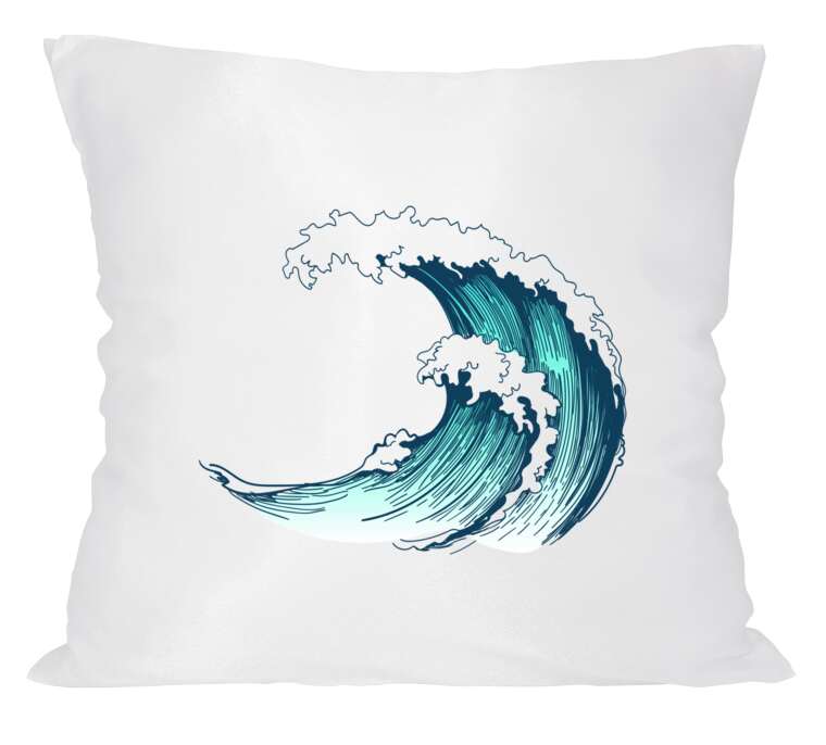Pillows Sea wave