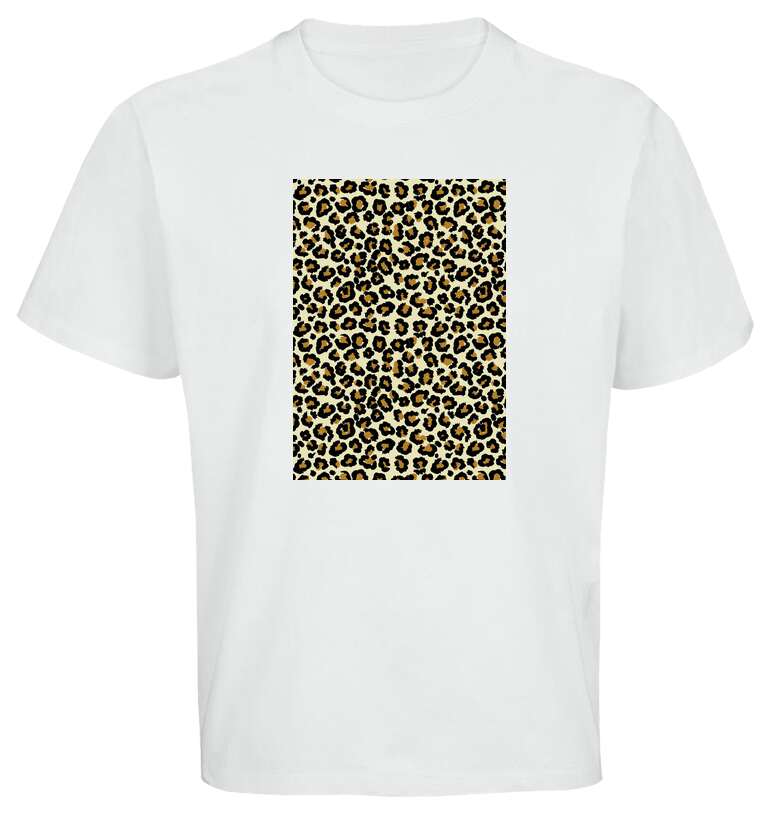 Майки, футболки оверсайз Leopard print background