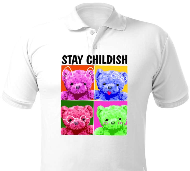 Майки, футболки поло  Stay chaildish