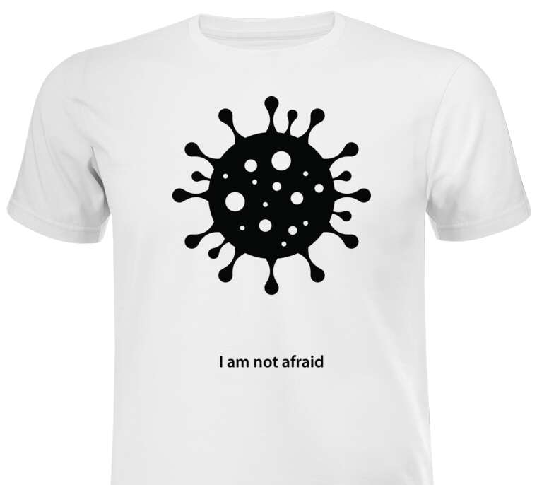 Майки, футболки оптом Sign virus i am not afraid