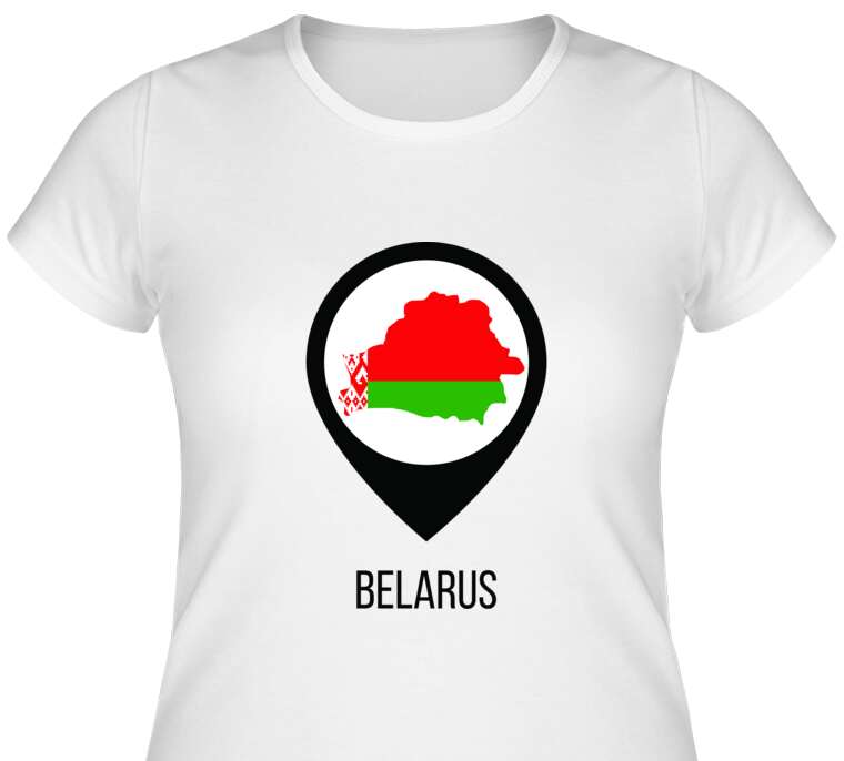 Майки, футболки женские Location Belarus