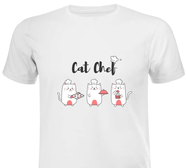 Майки, футболки мужские Cat chef