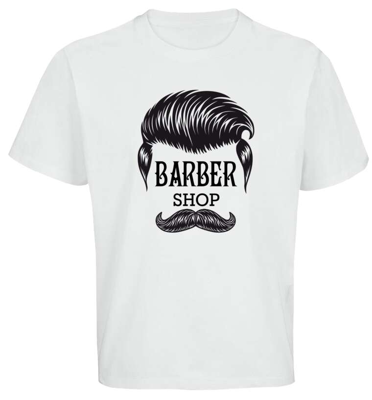 Майки, футболки оверсайз Barber shop Mens face