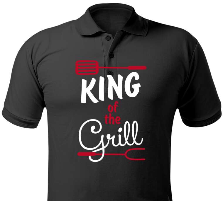 Майки, футболки поло  King of the grill