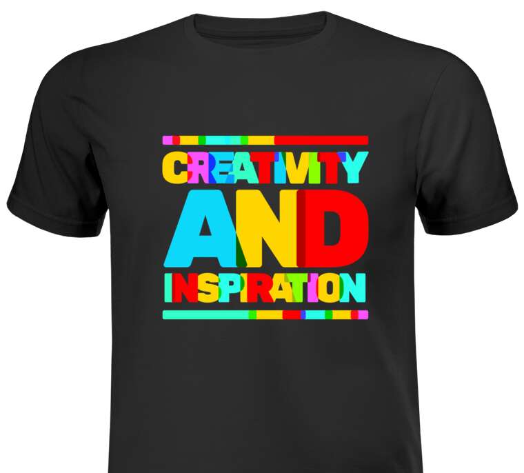 Майки, футболки мужские Creativity and inspiration