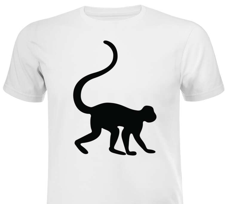 T-shirts, T-shirts Monkey silhouette