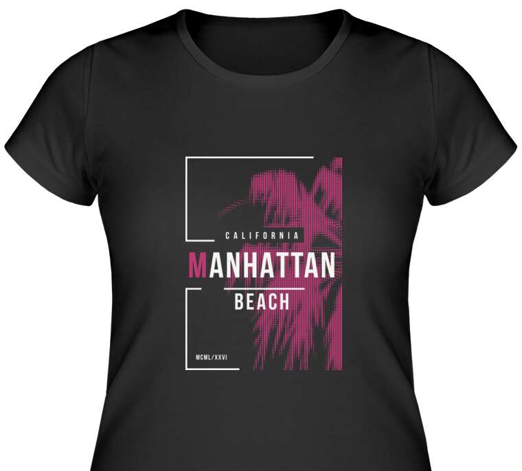 Майки, футболки женские Manhattan beach