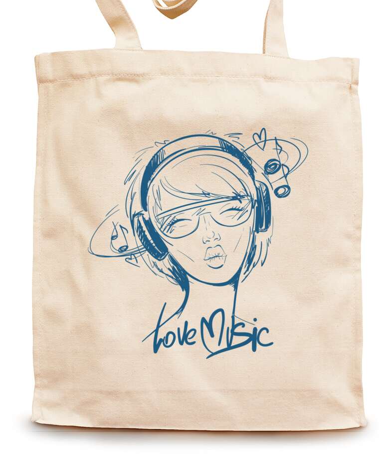 Shopping bags The love of music
