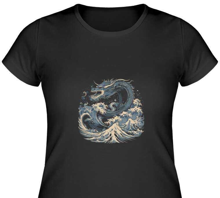 Майки, футболки женские Chinese-style Sea Dragon