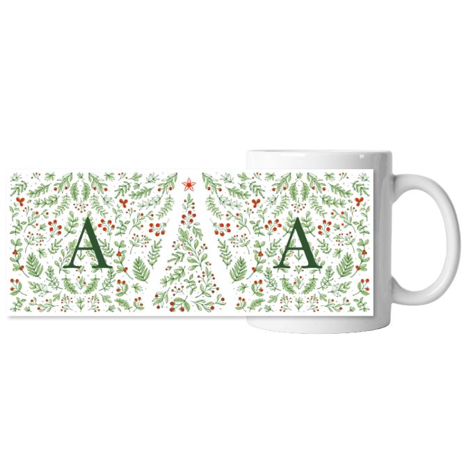 Chameleon mugs New Year's floral pattern