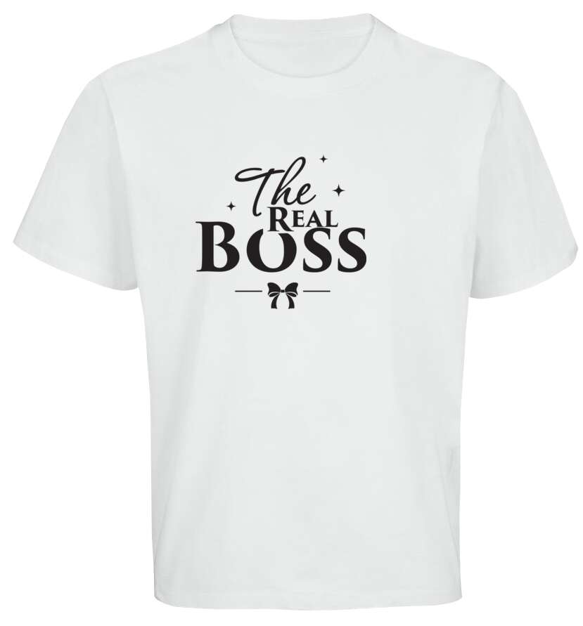 Майки, футболки оверсайз The real boss