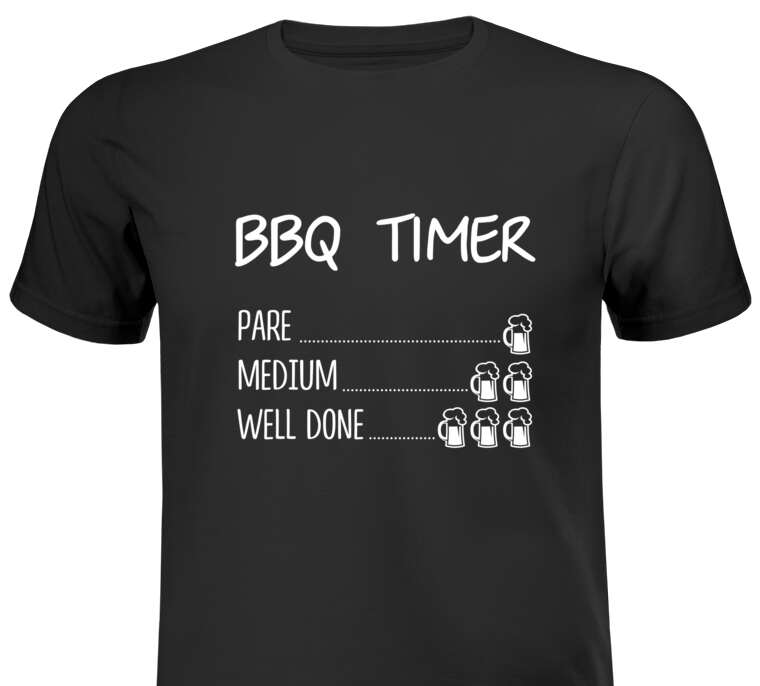 Майки, футболки мужские BBQ timer