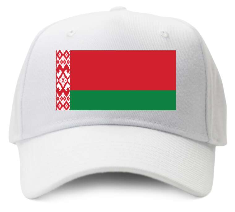 Кепки, бейсболки The flag of Belarus