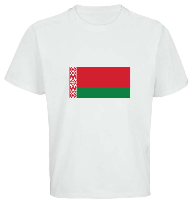 Майки, футболки оверсайз The flag of Belarus