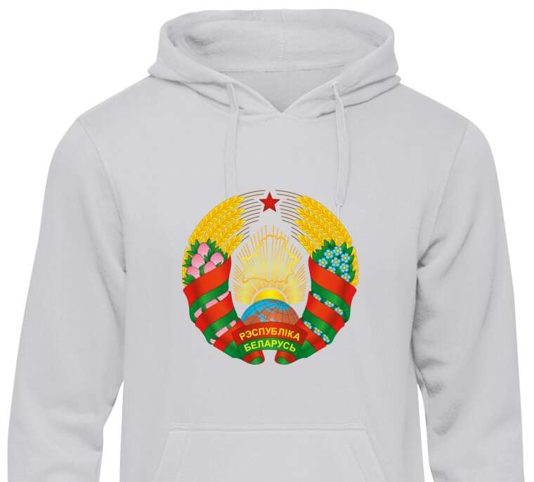 Hoodies, hoodies Coat of Arms of Belarus