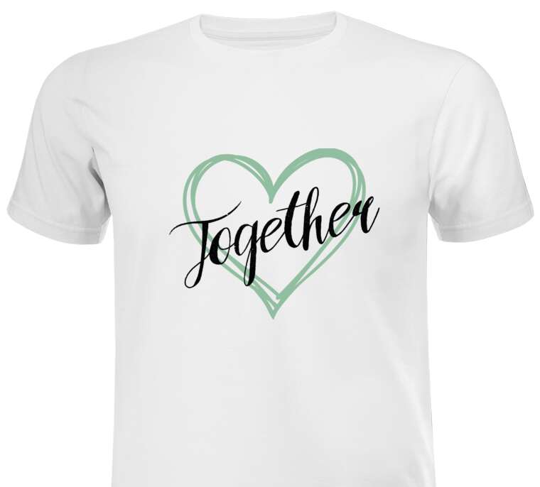 Парные майки, футболки Better together men's