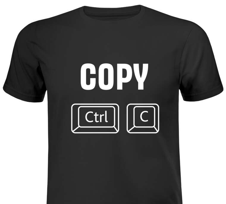 Парные майки, футболки Copy men's