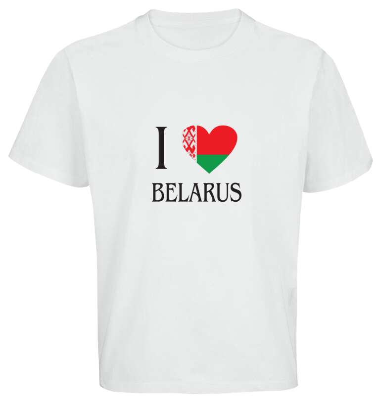 Майки, футболки оверсайз Love Belarus