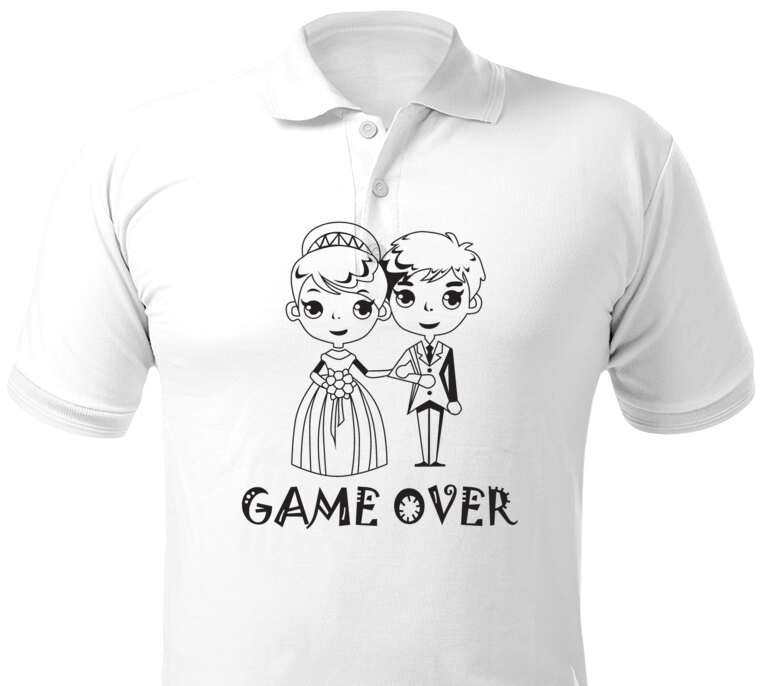 Майки, футболки поло  Game Over