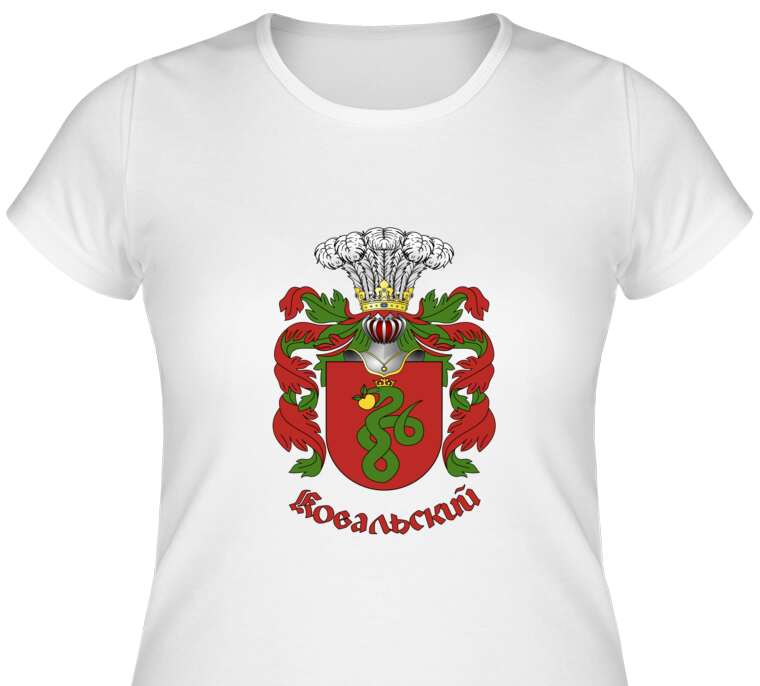 Майки, футболки женские Family coat of arms.