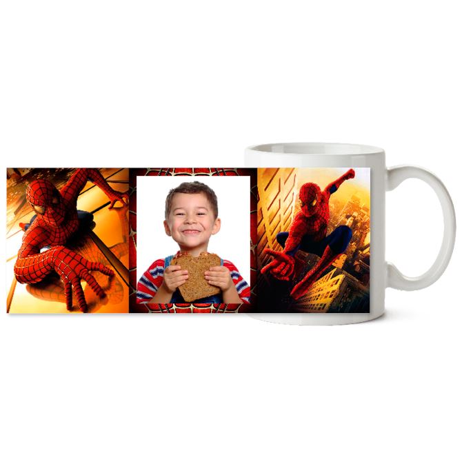 Chameleon mugs Superhero spider-Man.