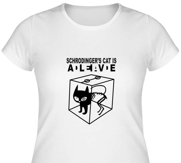 Майки, футболки женские Schrodinger's Cat