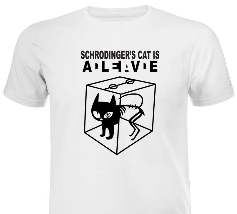 Майки, футболки мужские Schrodinger's Cat