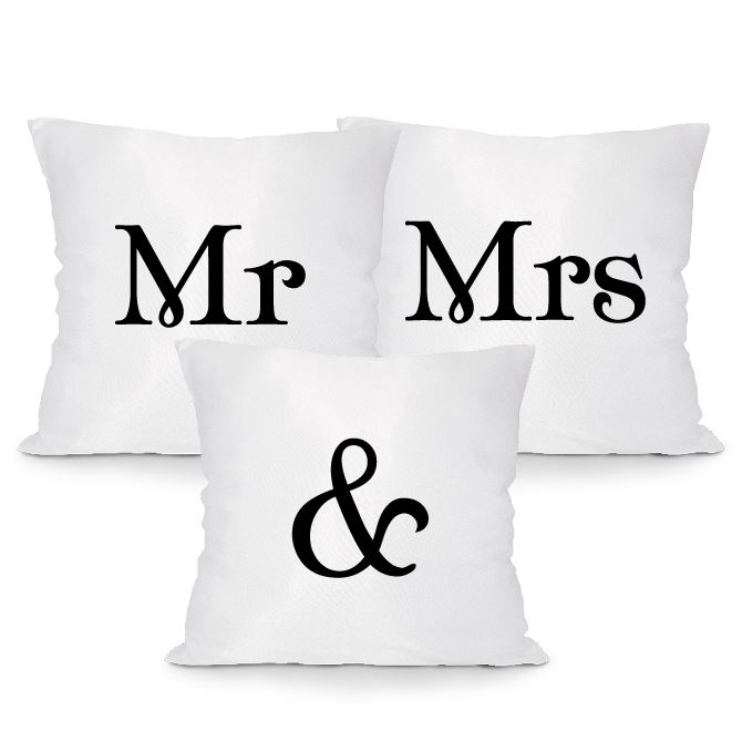 Pillows Mr & Mrs