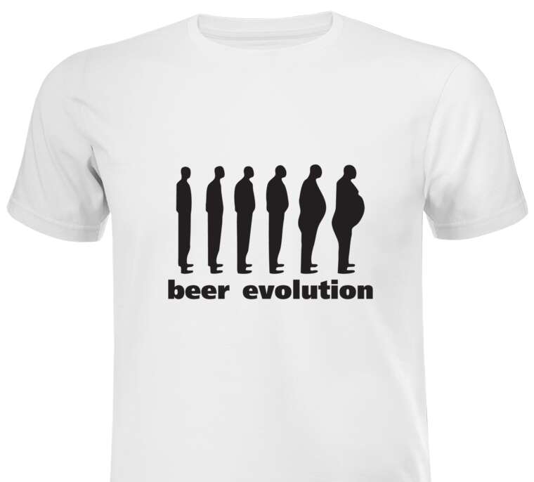 Майки, футболки мужские Beer evolution