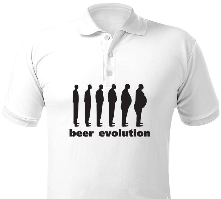 Майки, футболки поло  Beer evolution