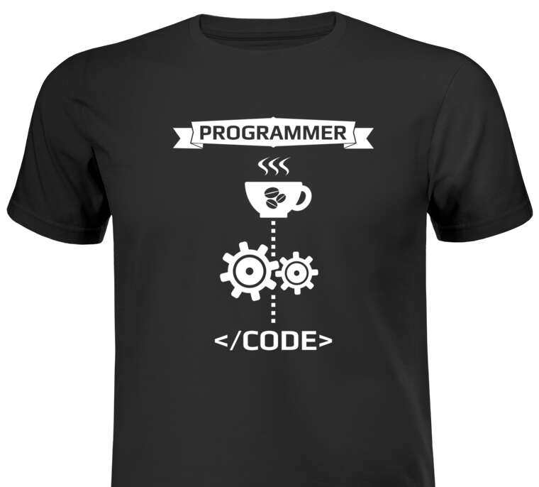 Майки, футболки белые The Day Of The Programmer