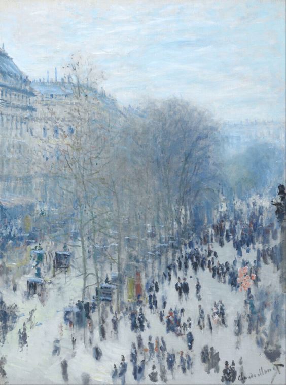 Картины на пластике, пеноркартоне Claude Monet Boulevard des Capucines