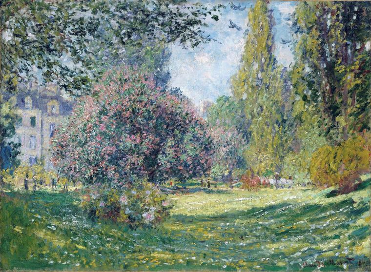 Картины на пластике, пеноркартоне Claude Monet Parc Monceau, Paris