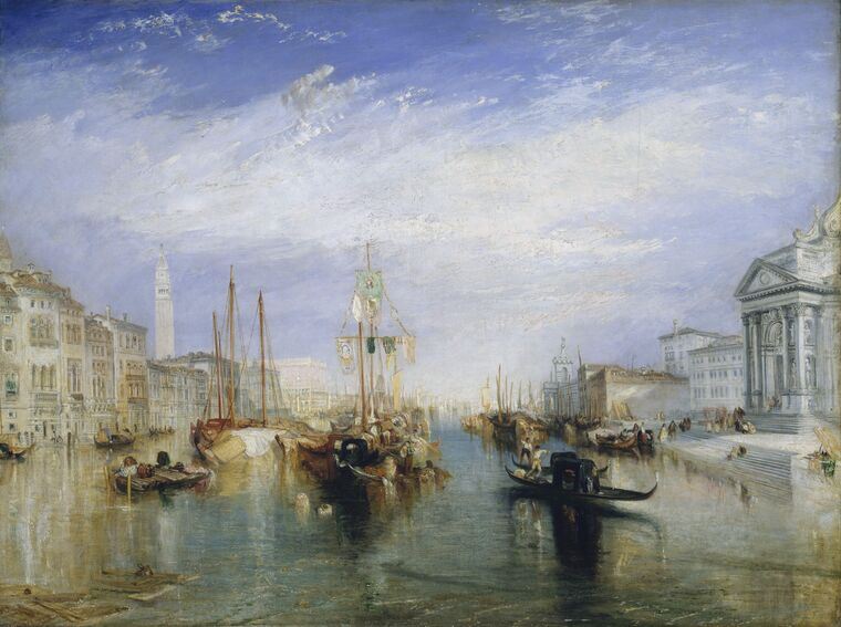 Картины на пластике, пеноркартоне William Turner The Grand Canal Venice