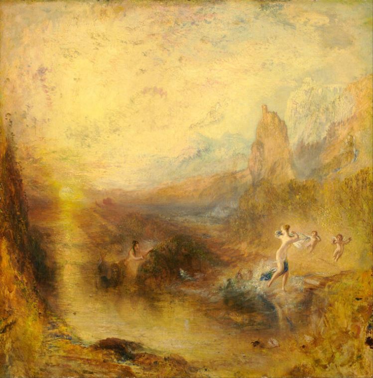 Картины на пластике, пеноркартоне William Turner Glaucus and Scylla