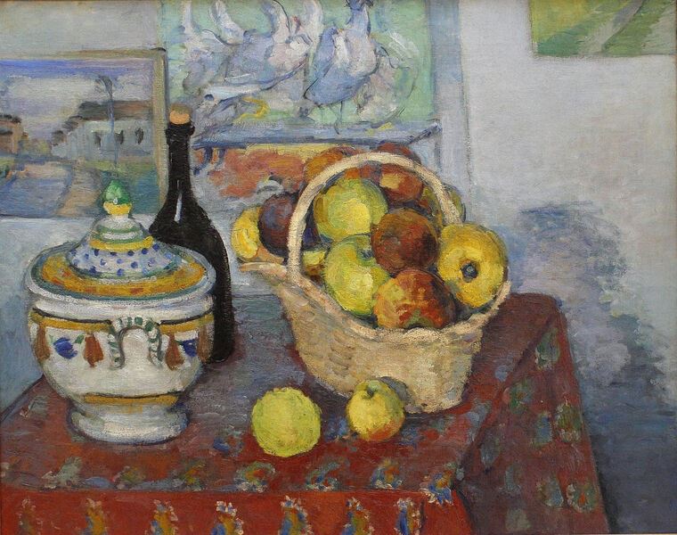 Картины на пластике, пеноркартоне Paul Cezanne Soup Bow