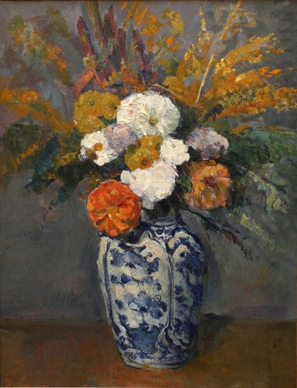 Картины на пластике, пеноркартоне Paul Cezanne Delft Vase