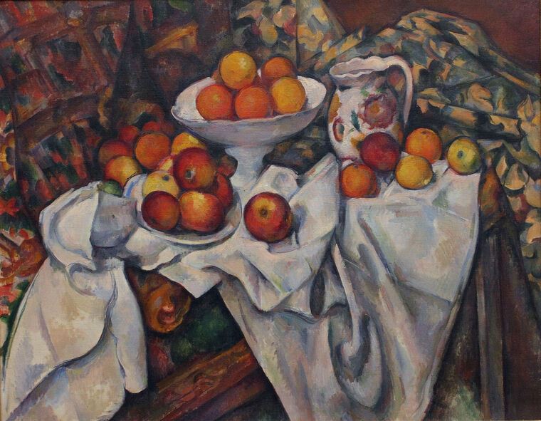 Картины на пластике, пеноркартоне Paul Cezanne Apples and Orange