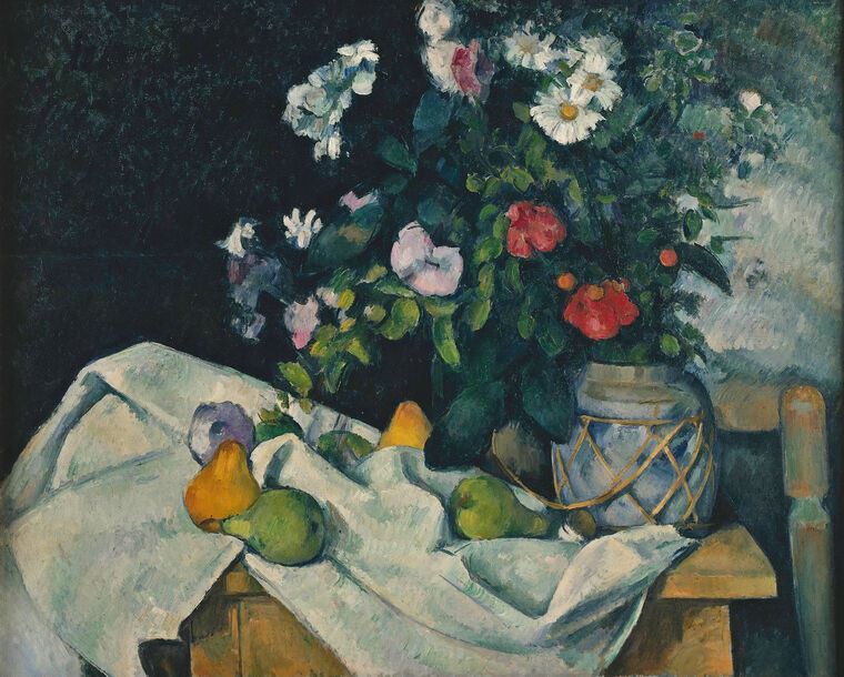 Картины на пластике, пеноркартоне Paul Cezanne Flowers and Fruit