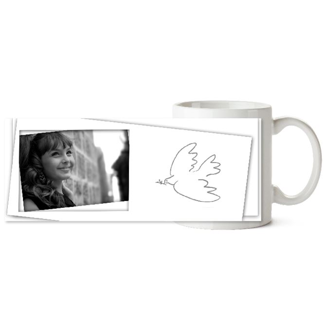 The mugs are black Dove and photo.