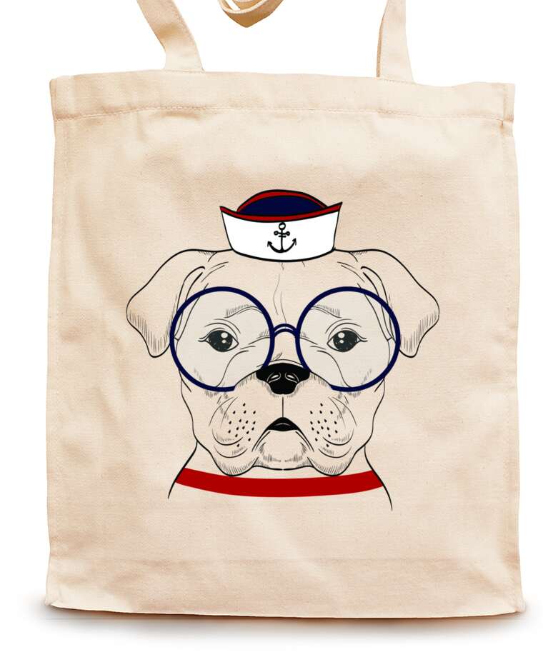 Shopping bags Bulldog sailor